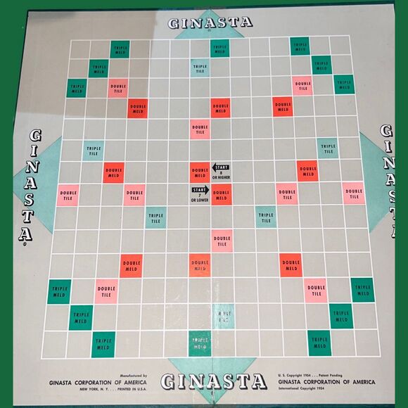 1954 Mid Century Ginasta Board Game Extremely Rare COMPLETE - Picture 2 of 4